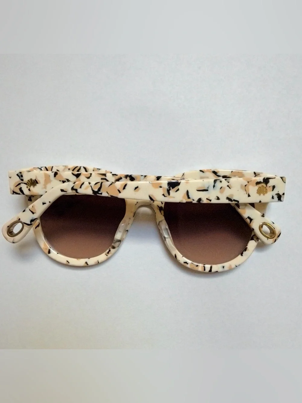 Lele Sadoughi LSSC0378 Oversized Cat Eye Sunglasses Cream Tortoise